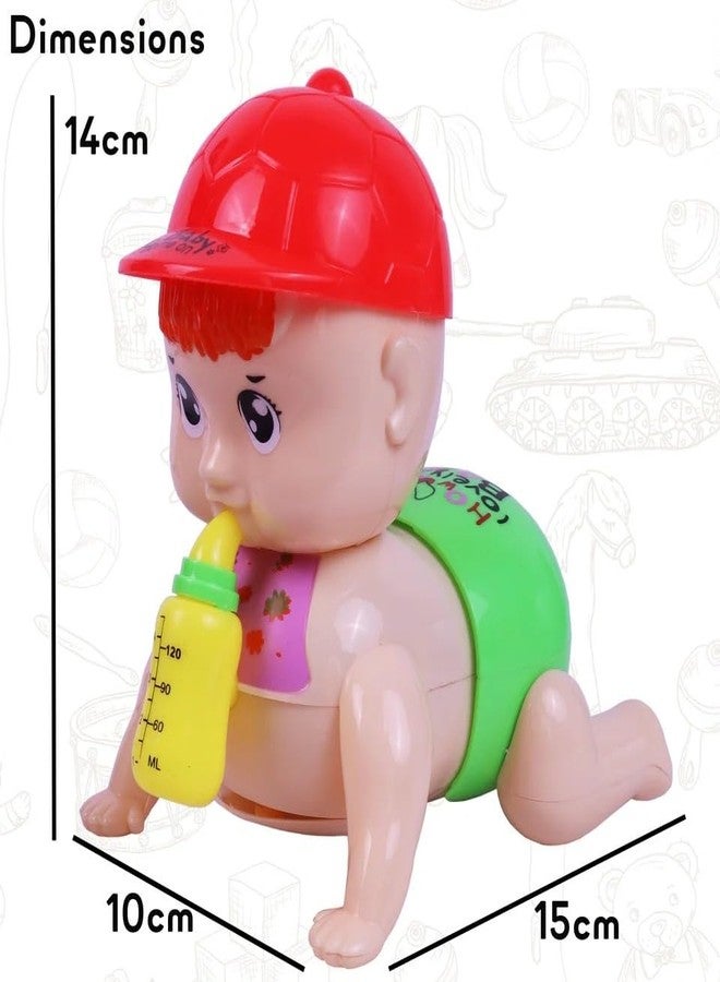 BRAVIADECOR Bravia Crawling Baby Toy (1 Year Warranty) Crawling Dancing Musical Spinning Rolling 1 2 3 4 Years Children Babies Lights Sound Toys for Kids Educational Model - 9 - Image 2